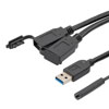 USB 3.0 Extenstion, AM/AF, two connectors, 5M的图片