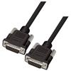 特优型黑色D-Sub模制线缆，DB15公头/公头，1.0ft/0.3m的图片