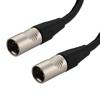 DMX 512 Lighting Cable, 5 pin XLR Male to 5 pin XLR Male, Black, 10 FT的图片