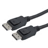 DisplayPort数字音视频线缆组件，支持DisplayPort 2.0规定的16K与HDR，公头/公头，PVC护套，黑，0.5米的图片