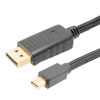 DisplayPort to Mini DisplayPort Male to Male, 4K, nylon braided cable, .5 Meter的图片