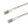 LC UPC duplex to LC UPC duplex, MM OM1, military tactical distribution cable assembly, 10 meters的图片