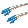 LC UPC 4x to LC UPC 4x, SM OS2, military tactical distribution cable assembly, 15 meters的图片