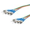 ST UPC 4x to ST UPC 4x, SM OS2, military tactical distribution cable assembly, 10 meters的图片