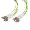 6 Strand LC/UPC-LC/UPC OM5 Multimode Distribution Cable, 5.0mm PVC Jacket, 2.0mm breakout at 0.5M - 5 meters的图片