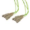 6 Strand SC/UPC-SC/UPC OM5 Multimode Distribution Cable, 5.0mm Riser Jacket, 2.0mm breakout at 0.5M - 5 meters的图片
