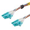 LC UPC 8x to LC UPC 8x, MM OM3, military tactical distribution cable assembly, 20 meters的图片