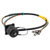 4 Channel TFOCA 2 Flange Mount Receptacle to ST/UPC, Multimode OM1, 7.5mm Tactical cable assembly, 3 meter, 18in (0.4572M) breakout的图片