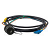 4 Channel TFOCA 2 Jam Nut Receptacle to LC/UPC, Single Mode, 7.5mm Tactical cable assembly, 1 meter, 18in (0.4572M) breakout的图片