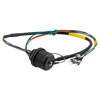 4 Channel TFOCA 2 Jam Nut Receptacle to ST/UPC, Single Mode, 7.5mm Tactical cable assembly, 3 meter, 18in (0.4572M) breakout的图片