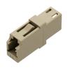 Fiber Optic Adapter, LC Simplex, low-profile, no flange, Beige的图片