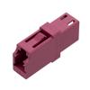 Fiber Optic Adapter, LC Simplex, low-profile, no flange, Heather Violet的图片