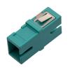 Fiber Optic Adapter, SC Simplex, standard, no flange, Aqua的图片