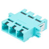 CS Triple Channel (6F) Adapter, with Flange, Aqua的图片