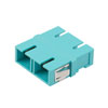 经济型光纤耦合器，SC，双工多模 天蓝色，塑料主体，PEI 夹，陶瓷套管，无法兰的图片
