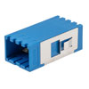 SN Senior-Senior Quad Channel (8 fiber) Adapter, without  flange, Blue的图片