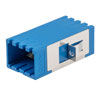 SN Senior-Senior Quad Channel (8 fiber) Adapter, with  flange, Blue的图片
