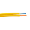 1-Meter Interval SMF 9/125 Duplex Fiber Cable 1.6mm OD Yellow OFNP的图片