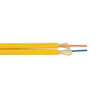 1-Meter Interval OM1 MMF 62.5/125 Duplex Fiber Cable 3.0mm OD Yellow OFNP的图片