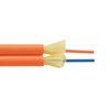 1-Meter Interval OM1 MMF 62.5/125 Duplex Fiber Cable 3.0mm OD Orange OFNR的图片