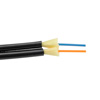 1-Meter Interval OM3 MMF 50/125 Duplex Fiber Cable 3.0mm OD Bend-Insensitive Black Tactical Usage的图片