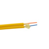 1-Meter Interval SMF 9/125 Duplex Fiber Cable 3.0mm OD Bend-Insensitive Yellow OFNP的图片