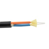 1-Meter Interval OM3 MMF 50/125 2-count Breakout Fiber Cable 2.5mm OD Bend-Insensitive Black OFNR的图片