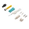 CS Connector (2F), Multimode Fiber with UPC Polish, 2mm Boot and 55mm Tab Length in White的图片