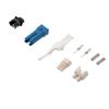 CS Connector (2F), Single Mode Fiber with UPC Polish, BTW Boot and 36mm Tab Length in White的图片