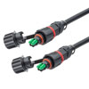 Fiber optic, IP68 Hybrid LC/APC (2x 12AWG pin contacts) to IP68 Hybrid LC/APC, single mode, 10.5mm LSZH, 30 meter cable assembly的图片
