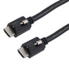 Ultra High Speed Locking HDMI Cable, Lock Male Top Screw to Lock Male Top Screw, Supports 8K Resolutions, HDR & VRR, Black, 2.0 Meter的图片