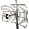 2.4 GHz to 2.5 GHz 20 dBi Lightweight Die-cast Grid Antenna Type N Male Connector的图片