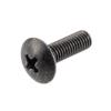 10-32  Pan Head, Phillips Type Pilot Point Screws, 50 pack. Black的图片