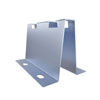 L-Com Electro Zinc Plated Wire Mesh Cable Tray Standoff Base Bracket Floor Mount 4 Inch (100mm) 2pk的图片