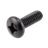12-24 Pan Head, Phillips Type Pilot Point Screws, 50 pack. Black的图片