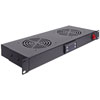 1U Rack mount (2 UL listed ) Fan with temp. control, 110v, with NEMA 5-15P (US) Plug, Cord Length 2M的图片