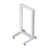 22U 2-Post Open Frame Rack with Casters RAL9003 -Signal White的图片