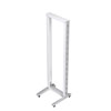 42U 2-Post Open Frame Rack with Casters RAL9003 -Signal White的图片