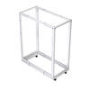 25U adjustable 4-post open frame network rack RAL9003 -Signal White的图片