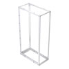 42U adjustable depth  4-post open frame (12-24) network rack RAL9003 -Signal White的图片