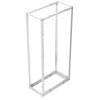 45U adjustable depth  4-post open frame (12-24) network rack RAL9003 -Signal White的图片