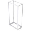 45U adjustable Depth 4-Post open frame network rack RAL9003 -Signal White的图片