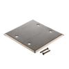 Stainless Steel Double Gang Blank Wallplate的图片
