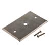 Stainless Steel Wall Plate with a 0.395 in Dia. Circular Opening的图片
