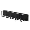 2U Cold Rolled Steel Horizontal Cable Manager With 5 Cable Rings, Rack Mount的图片