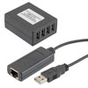 USB 2.0 Extender System, Extends Up to 165 feet over Solid Core Ethernet Cable,  Includes TX Transmitter and 4 Port RX Receiver Hub的图片