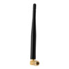 2.4 GHz to 5.85 GHz Dual Band Antenna, Monopole, 90-degree angle, RPSMA Male Connector, 1.2 and 4.26 dBi Gain的图片