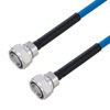 Plenum 4.3-10 Male to 4.3-10 Male Low PIM Cable Using SPP-250-LLPL Coax Using Times Microwave Parts 3 Feet的图片