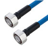 Plenum 7/16 DIN Male to 7/16 DIN Male Low PIM Cable Using SPP-500-LLPL Coax Using Times Microwave Parts 3 Foot的图片