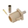 FAKRA Plug Connector Crimp/Solder Attachment for RG174, RG316, RG188, .100 inch, LMR-100, Beige Color的图片